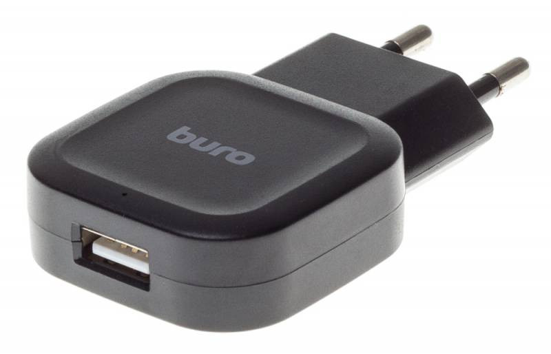 

Сетевое зарядное устройство Buro TJ-277B, 1USB, 2.4A, черный, TJ-277B