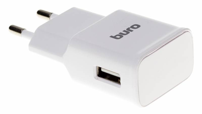 

Сетевое зарядное устройство Buro TJ-248W, 1USB, Quick Charge, 2.4A, белый, TJ-248W