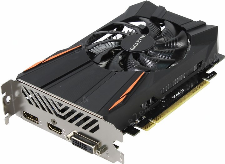 

Видеокарта GIGABYTE NVIDIA GeForce GTX 1050ti, 4Gb DDR5, 128 бит, PCI-E, Retail (GV-N105TD5-4GD)