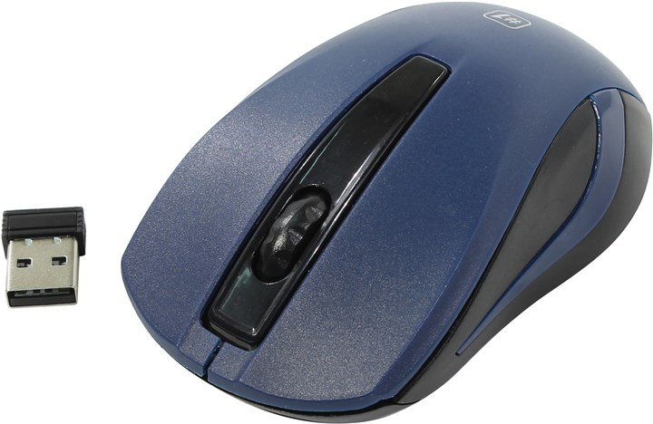 

Мышь беспроводная Defender MM-605, 1200dpi, оптическая светодиодная, USB, синий (52606), MM-605