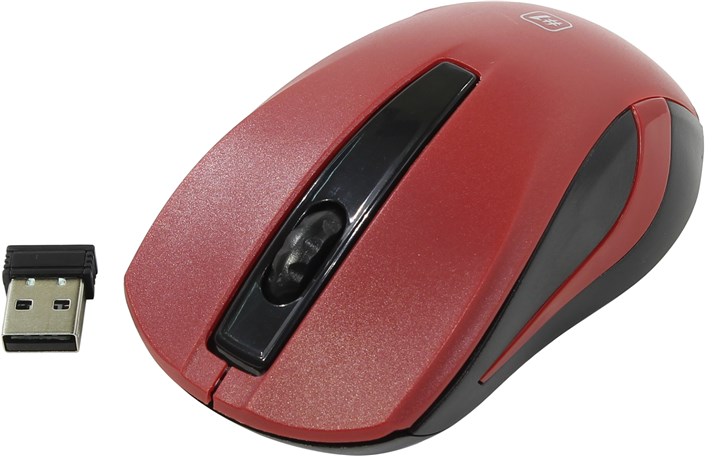 

Мышь беспроводная Defender MM-605, 1200dpi, оптическая светодиодная, USB, красный (52605), MM-605