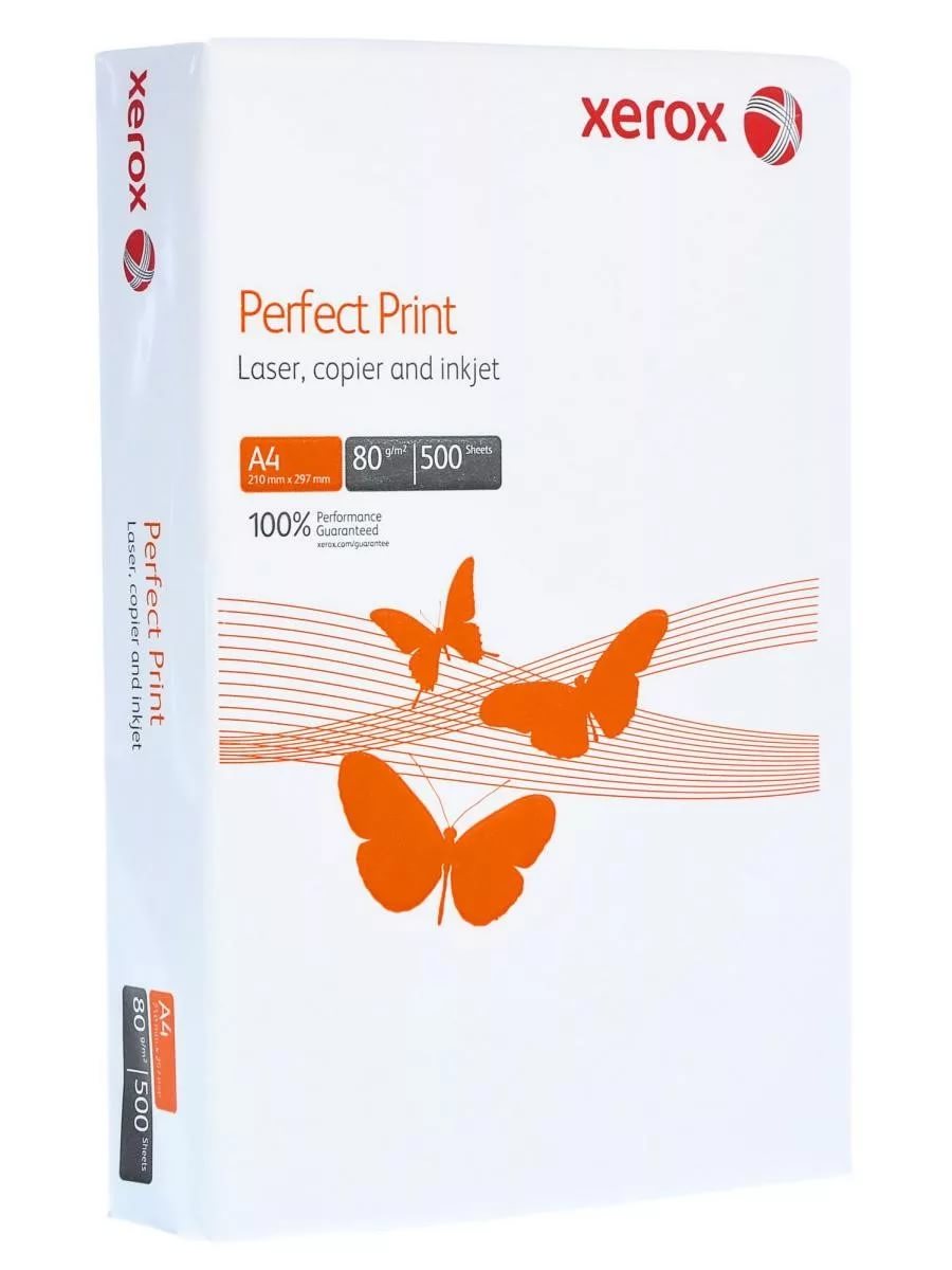 

Бумага A4 80 г/м² 500 листов, 91%, 106 мкм, 146% CIE Xerox Perfect Print (003R97759)