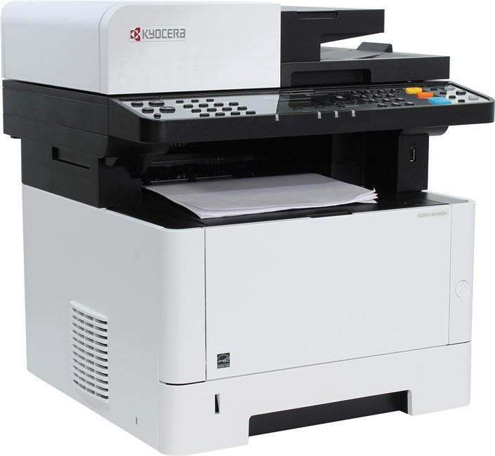 

МФУ лазерный Kyocera Ecosys M2040dn, A4, ч/б, 40стр/мин (A4 ч/б), 1200x1200dpi, дуплекс, ДАПД-50 листов, сетевой, USB (1102S33NL0), M2040dn