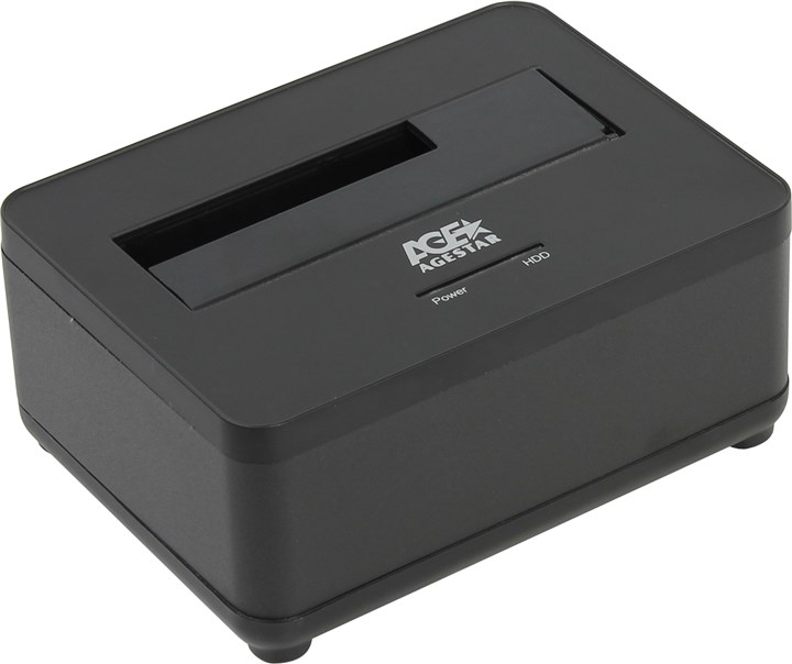 Док-станция AgeStar 3UBT7, 1x2.5"/3.5", черный
