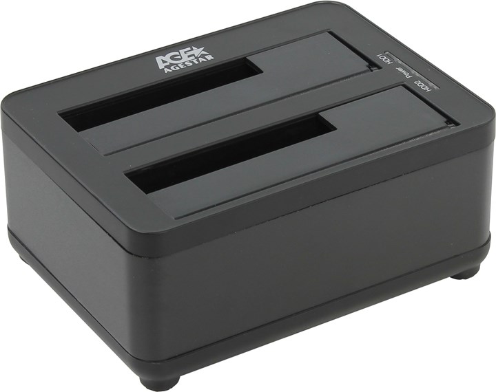 Док-станция AgeStar 3UBT8, 1x2.5"/3.5", черный