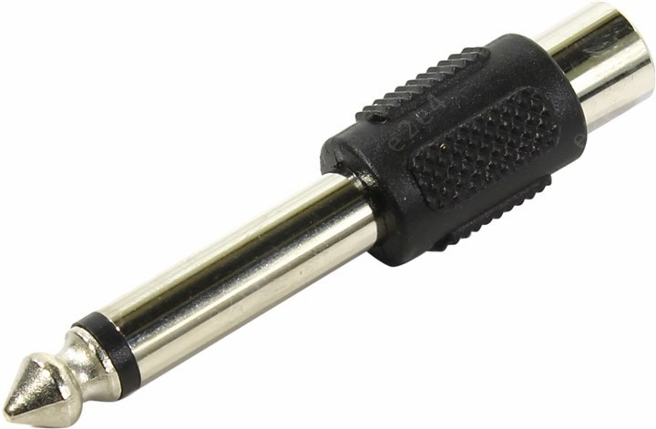 Переходник (адаптер) Jack 6.35mm(M) RCA(F), Hama
