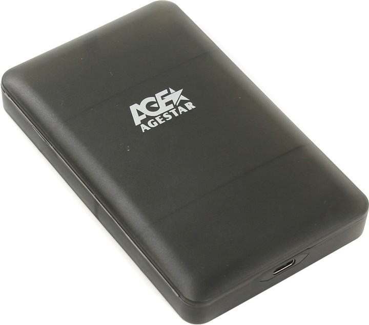 

Внешний бокс AgeStar 1x USB 3.1, черный (31UBCP3C), 31UBCP3C