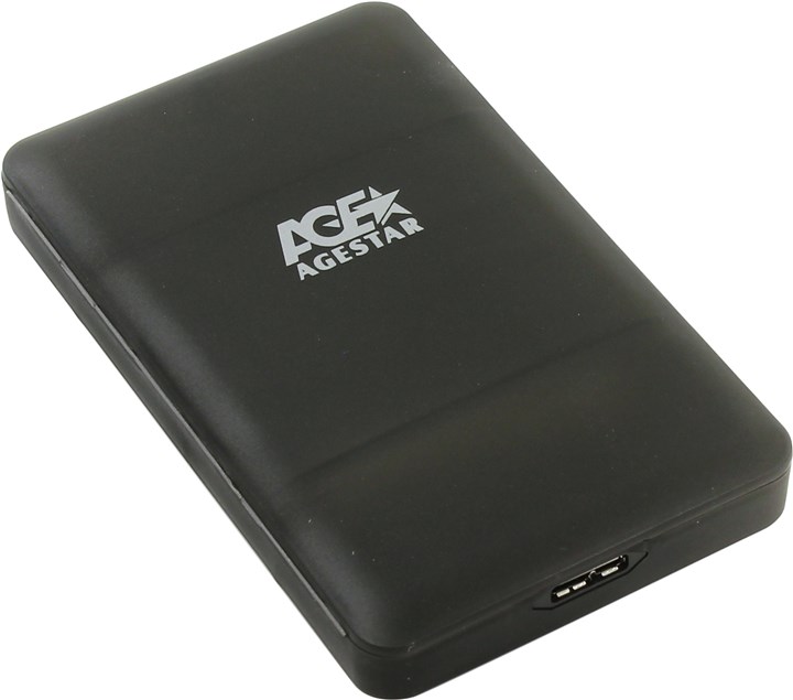 

Внешний бокс AgeStar 1x USB 3.1, черный (31UBCP3), 31UBCP3