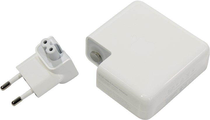 

Сетевое зарядное устройство Apple 87W, 1USB, USB type-C, Поддержка быстрой зарядки, PD, белый (MNF82Z/A), MNF82Z/A