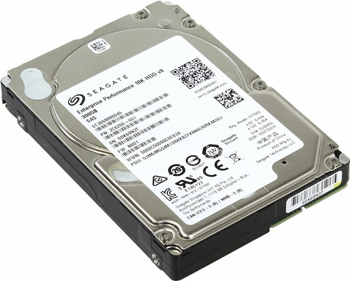Жесткий диск (HDD) Seagate 300Gb, 2.5", 10K, SAS 12Gb/s