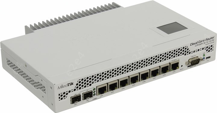 

Маршрутизатор MikroTik Cloud Core Router CCR1009-7G-1C-1S+PC, LAN: 7x1 Гбит/с, WAN 1x1 Гбит/с (CCR1009-7G-1C-1S+PC), Cloud Core Router CCR1009-7G-1C-1S+PC