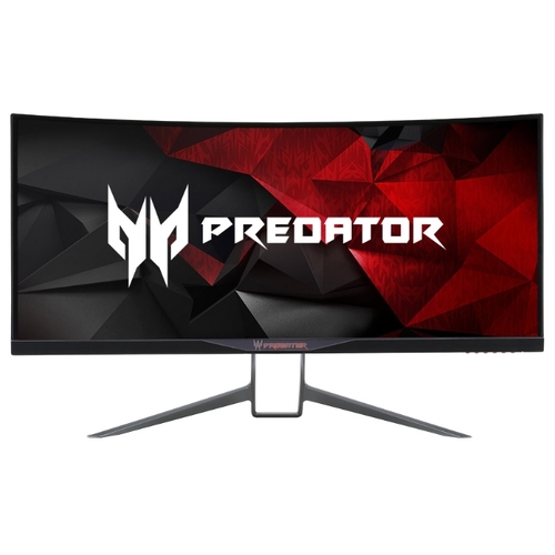 

Монитор 34" Acer Predator X34 IPS, Curved, 3440x1440 (21:9), 300кд/м2, 4мс, NVIDIA G-SYNC, HDMI, DisplayPort, USB-Hub, черный (UM.CX0EE.P01), Predator X34