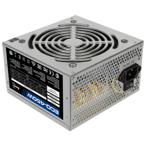 

Блок питания 450 Вт ATX AeroCool ECO-450W, 120 мм (4710700957875), ECO-450W