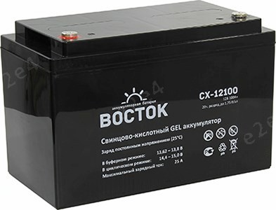 

Аккумуляторная батарея ВОСТОК СХ-12100, 12V, 100Ah, СХ-12100