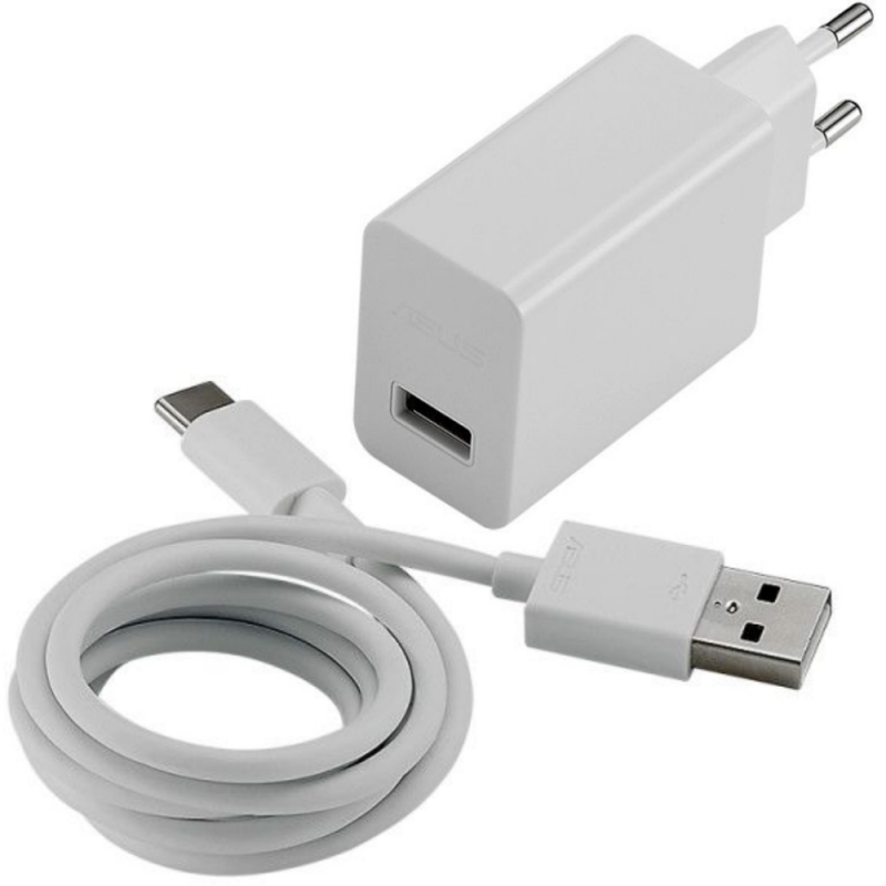 

Сетевое зарядное устройство ASUS APWU001, 1USB, 2A, белый (90AC0210-BPW002), USB Type C, APWU001