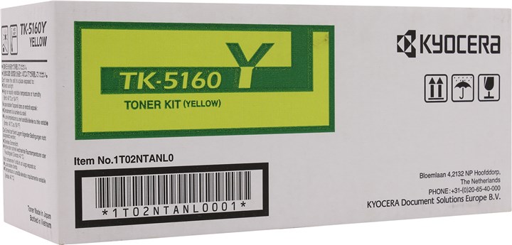 

Картридж лазерный Kyocera TK-5160Y/1T02NTANL0, желтый, 12000 страниц, оригинальный для Kyocera P7040cdn, TK-5160Y
