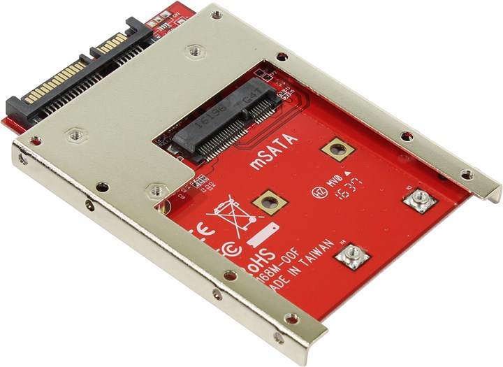 

Переходник-конвертер SATA/mSATA, SmartBuy (ST-168M-7), Красный