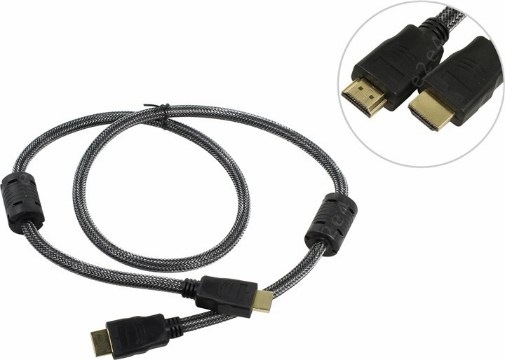 

Кабель HDMI(19M)-HDMI(19M) v1.4, 1 м, черный Defender