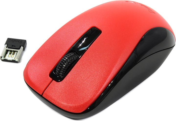 Мышь беспроводная Genius NX-7005 Red USB, 1200dpi, оптическая светодиодная, USB, красный