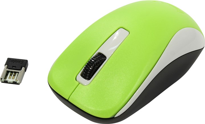 Мышь беспроводная Genius NX-7005 Green USB, 1600dpi, оптическая светодиодная, USB