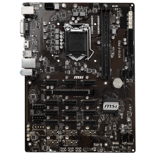 Материнская плата MSI H310-F PRO, Socket1151v2, Intel H310, ATX