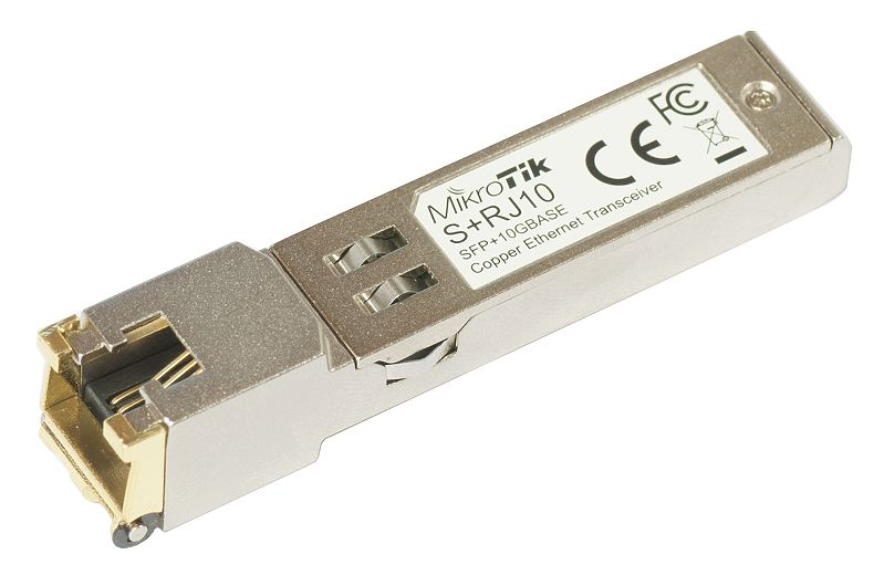 

Модуль SFP+ Mikrotik, 30 м, RJ-45, 10 Гбит/с (S+RJ10)
