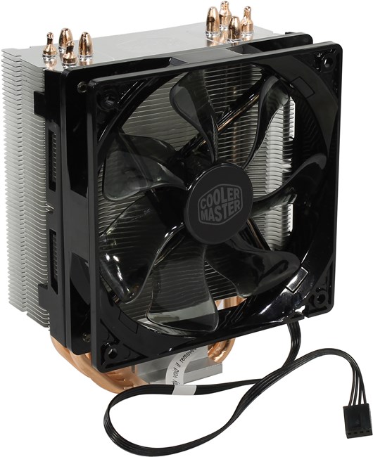 

Кулер для процессора COOLERMASTER Hyper 212 LED для Socket 775/115x/1200/1356/1366/2011/2011-3/2066/AM2/AM2+/AM3/AM3+/FM1/FM2/FM2+, 120 мм, 1600rpm, 31 дБА, 4-pin PWM, Al, Red LED (RR-212L-16PR-R1), Hyper 212 LED