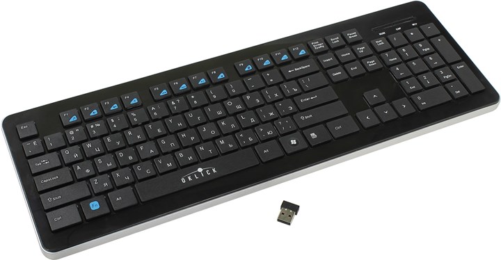 Клавиатура Oklick 870S, черный