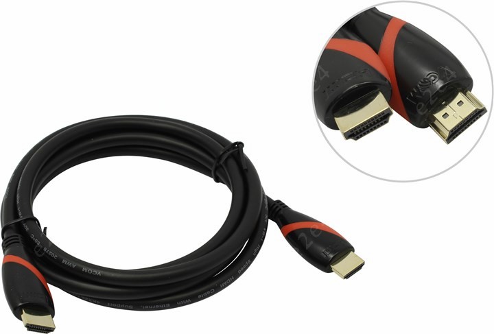 

Кабель HDMI(19M)-HDMI(19M) v1.4 4K, 1.8м VCOM (CG525-1.8M)
