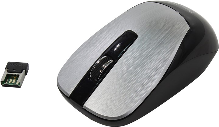 

Мышь беспроводная Genius NX-7015, 1600dpi, оптическая светодиодная, Wireless, USB, серебристый металлик (31030119105), NX-7015
