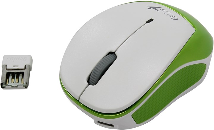 

Мышь беспроводная Genius Micro Traveler 9000R V3, 1200dpi, оптическая светодиодная, Wireless, USB, зеленый/белый (31030132102), Micro Traveler 9000R V3