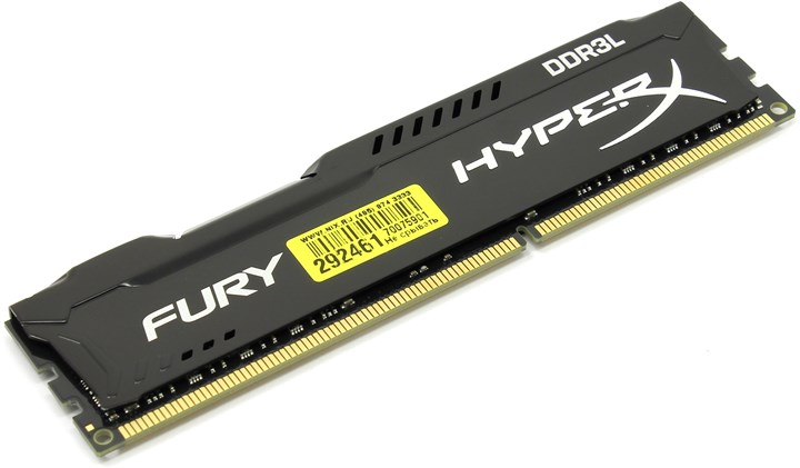 

Память DDR3L DIMM 8Gb, 1866MHz, CL11, 1.35V Kingston HyperX Fury (HX318LC11FB/8), HX318LC11FB/8