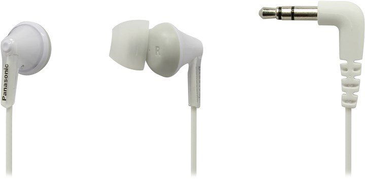 

Проводные наушники Panasonic Ergofit RP-HJE125, jack 3.5 мм, белый (RP-HJE125E-W), RP-HJE125