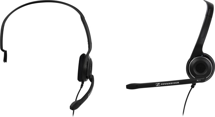 Проводная гарнитура EPOS/Sennheiser PC 7, черный (504196/1000431)