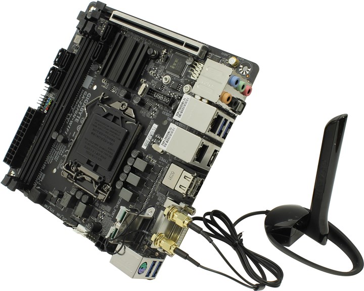 Материнская плата GIGABYTE GA-Z270N-WIFI (rev. 1.0), Socket1151, Intel Z270, mini-ITX