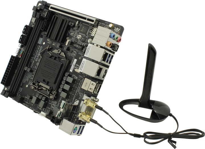 Материнская плата GIGABYTE GA-H270N-WIFI, Socket1151, Intel H270, mini-ITX