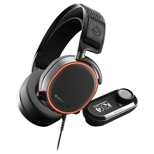 

Проводная гарнитура STEELSERIES Arctis Pro GameDAC, USB, черный (61453), Arctis Pro GameDAC