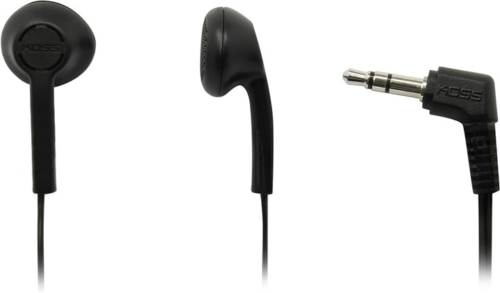 

Проводные наушники KOSS KE5k BK 1.2m, Black, Белый, KE5