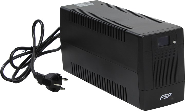 

ИБП FSP DPV850, 850 VA, 480 Вт, EURO, розеток - 2, черный (PPF4801501), DPV850