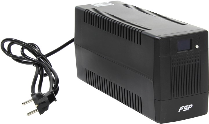 

ИБП FSP DPV650, 650 VA, 360 Вт, EURO, розеток - 2, черный (PPF3601901), DPV650