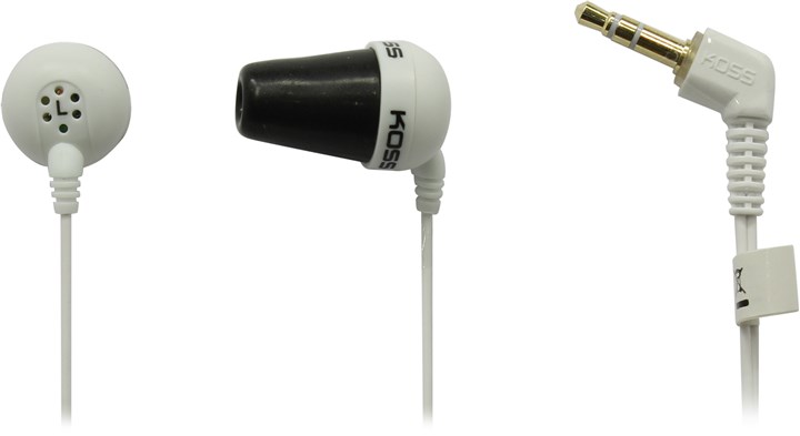 

Проводные наушники KOSS The Plug White, Белый, The Plug