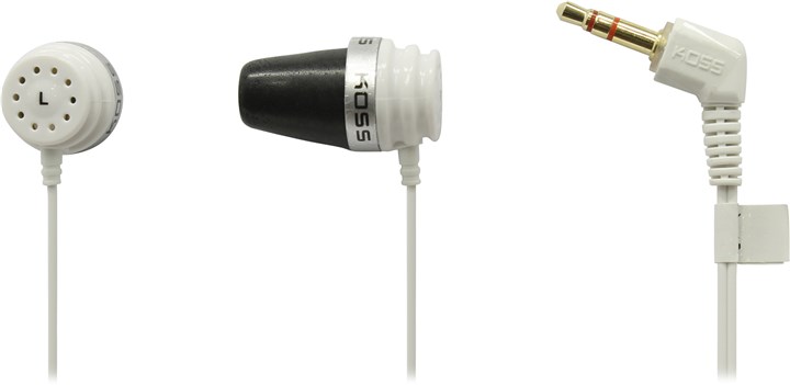 

Проводные наушники KOSS SparkPlug, White, Белый, Spark Plug