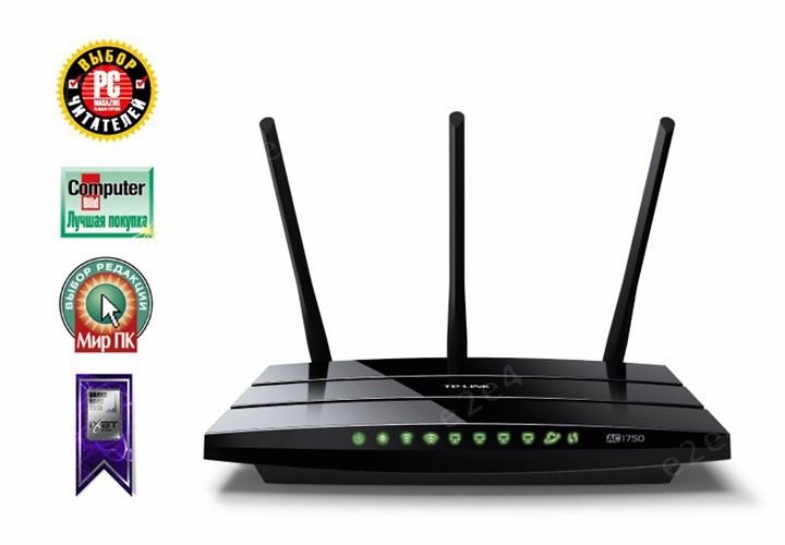 

Wi-Fi роутер TP-LINK Archer C7, 802.11a/b/g/n/ac, 2.4 / 5 ГГц, до 1.75 Гбит/с, LAN 4x1 Гбит/с, внешних антенн: 3x5dBi, внутренних антенн: 3, 1шт.xUSB 2.0, Archer C7