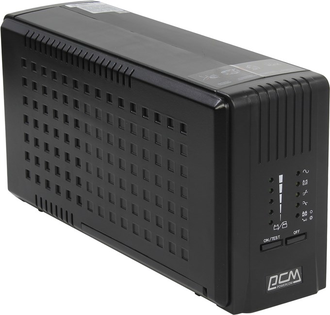 ИБП Powercom Smart King Pro+, 700VA, 490W, IEC, черный (SPT-700)