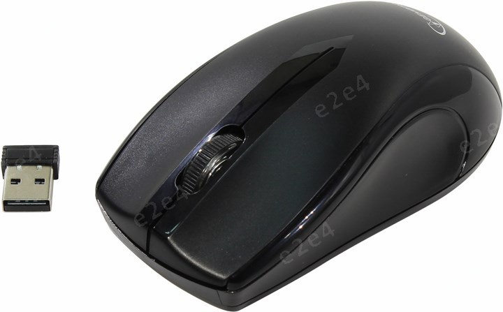 

Мышь беспроводная Gembird MUSW-320 Black USB, 1000dpi, оптическая светодиодная, USB, черный, MUSW-320 Black USB