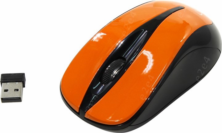 

Мышь беспроводная Gembird MUSW-325-O, 1000dpi, оптическая светодиодная, USB, оранжевый (MUSW-325-O), MUSW-325-O