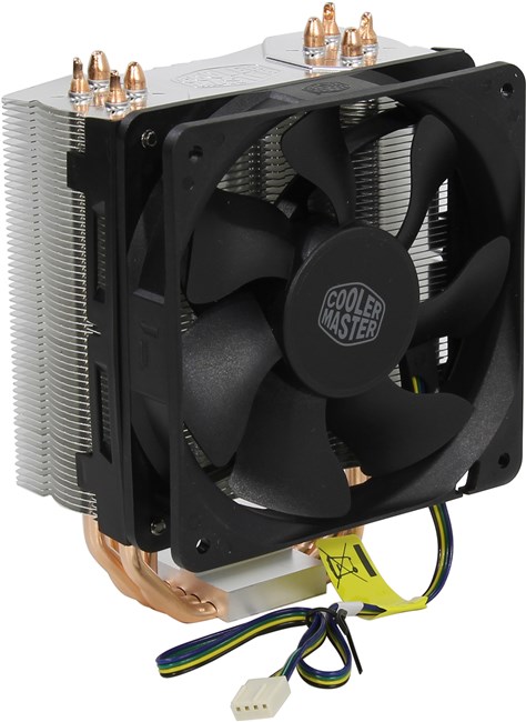 

Кулер для процессора COOLERMASTER Hyper 212X для Socket 775/115x/1200/1356/1366/2011/2011-3/AM2/AM2+/AM3/AM3+/FM1/FM2/FM2+, 120 мм, 1700rpm, 27.2 дБА, 4-pin PWM, Al, Red LED, Hyper 212X