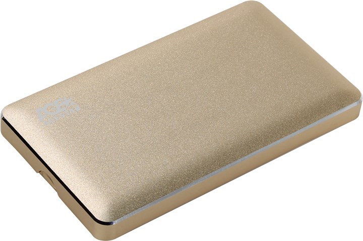 

Внешний бокс AgeStar 1x 2.5" USB 3.0, золотистый (3UB2A16), 3UB2A16