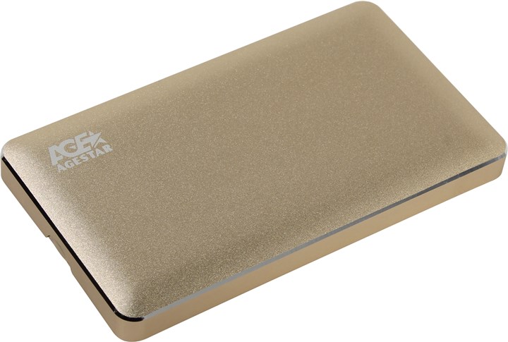 

Внешний бокс AgeStar 1x 2.5" USB 3.1 Type-C, золотистый (31UB2A16C), 31UB2A16C