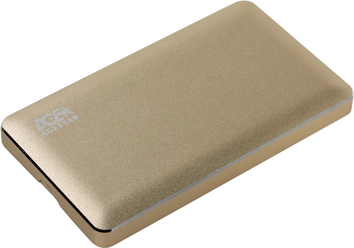 

Внешний бокс AgeStar 1x 2.5" USB 3.0, золотистый (3UB2A16C), 3UB2A16C